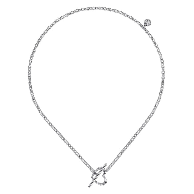 925 Sterling Silver Bujukan Heart Necklace
