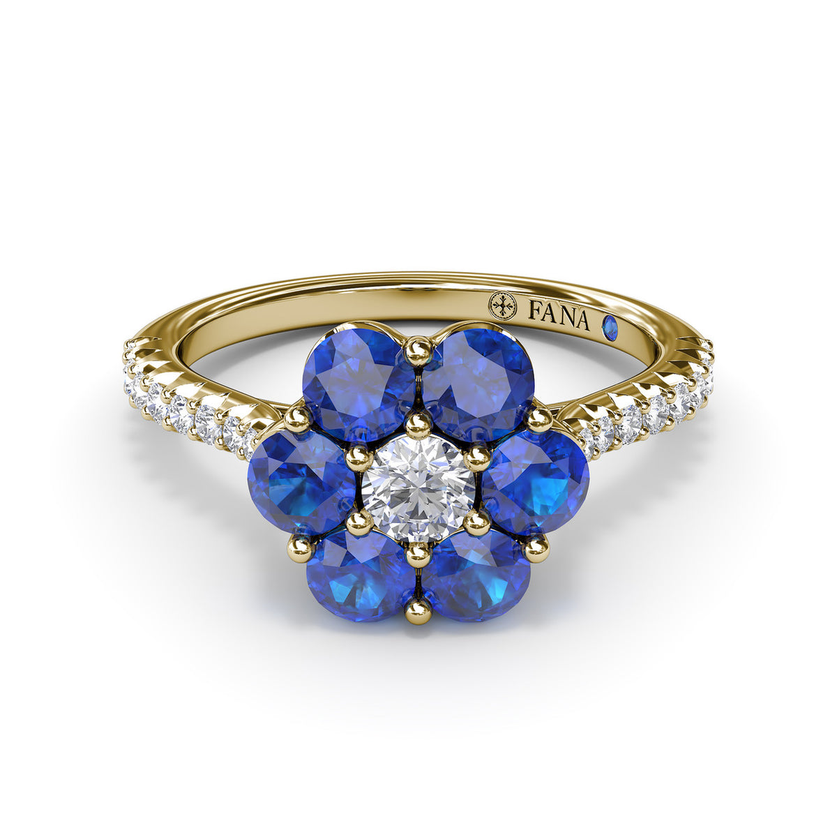 Magnolia Sapphire And Diamond Ring