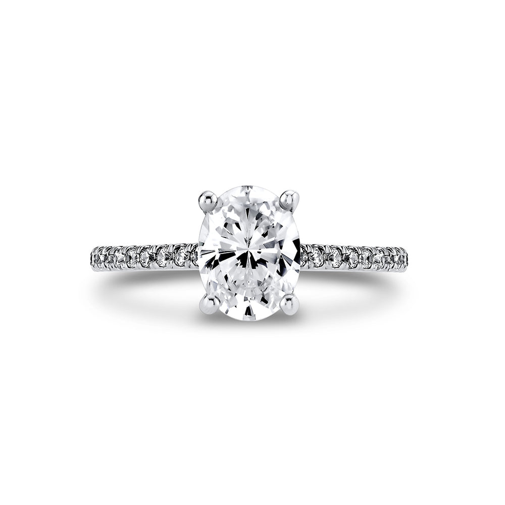 Sylvie Iconelle Two Tone Engagement Ring - Audrey