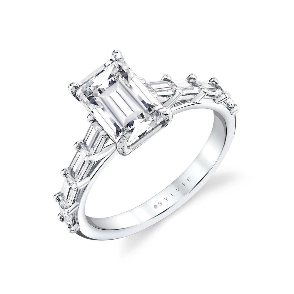 Sylvie Iconelle Baguette Engagement Ring – Gwen