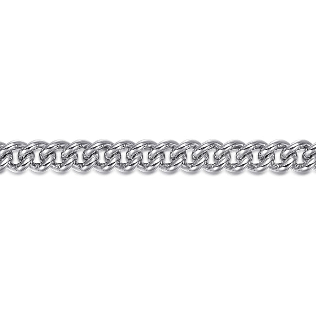 6mm 925 Sterling Silver Solid Mens Link Chain Bracelet