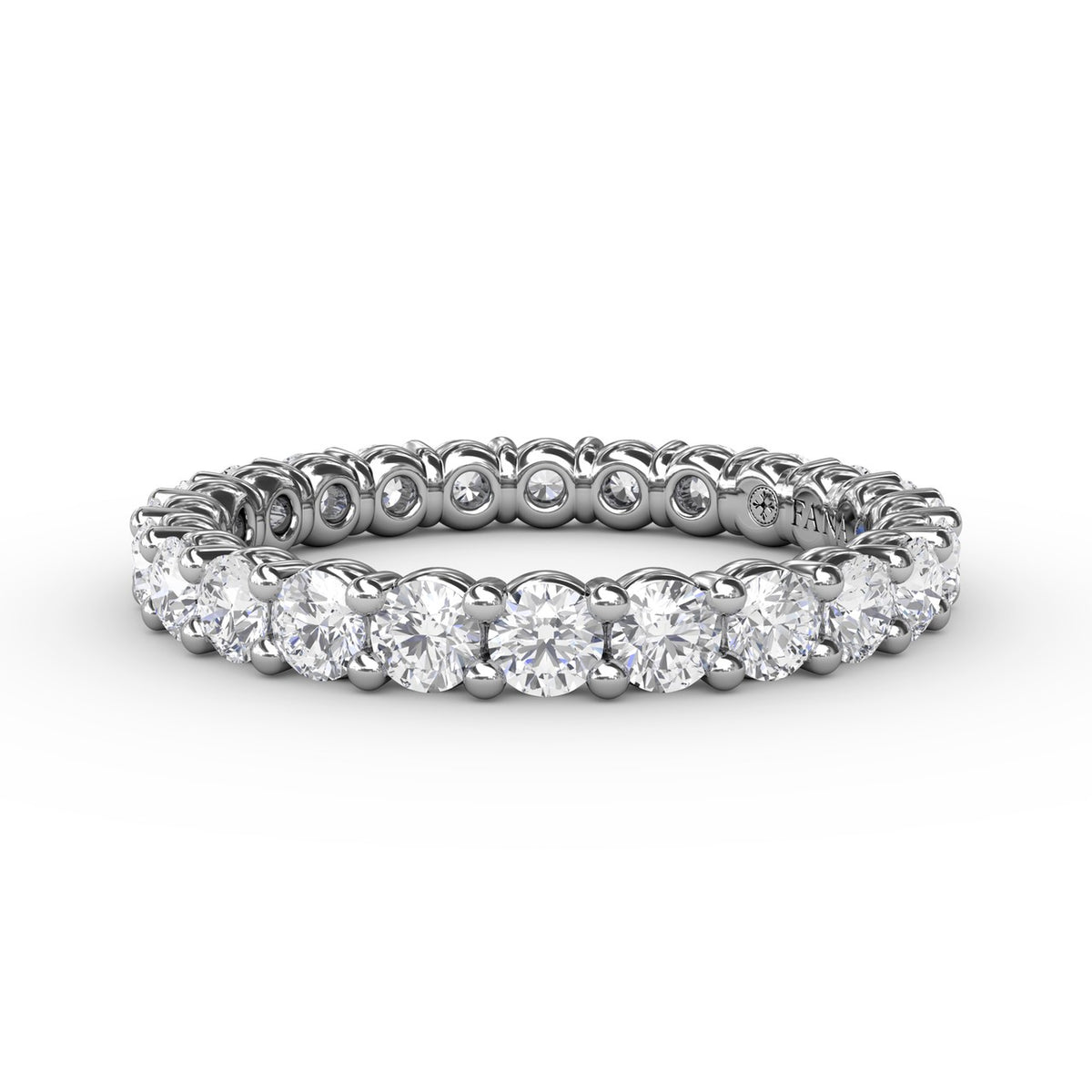 Shared Prong Eternity Band