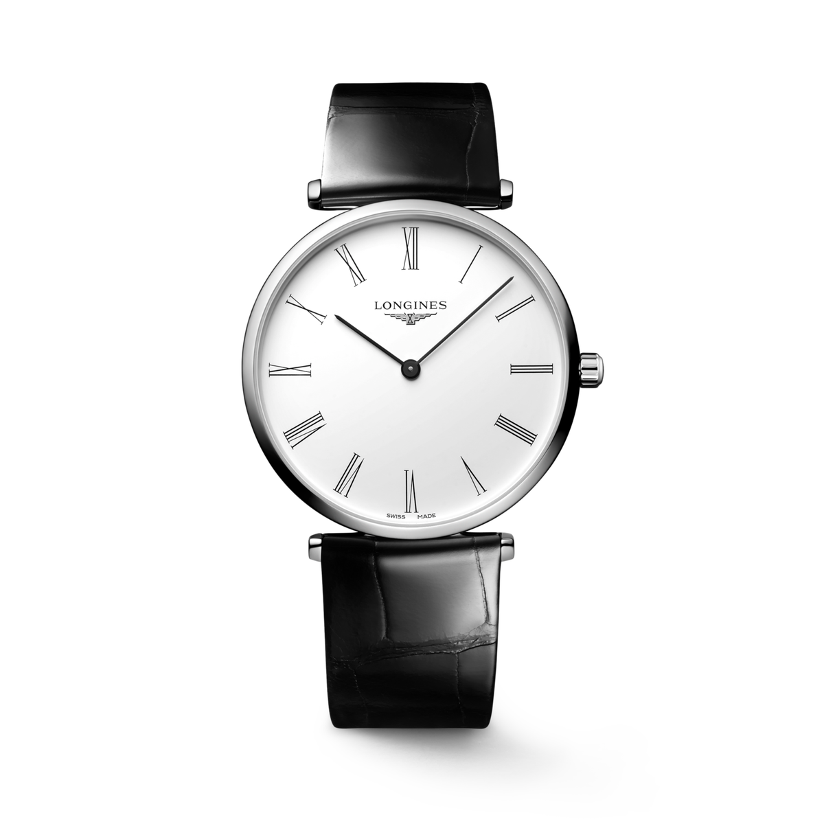 La Grande Classique De Longines 38.00 mm White Stainless steel L4866411B L4.866.4.11.B front view