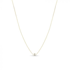 ROBERTO COIN NECKLACE WITH 1 DIAMOND STATION