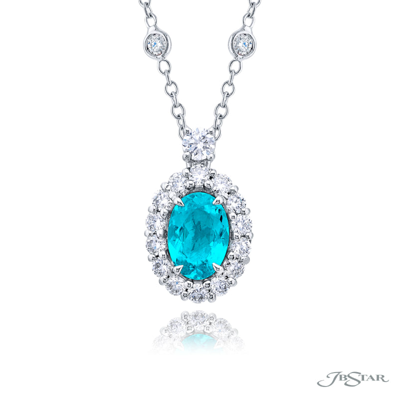 JB STAR PLAT OV 1.33CT PARA TOURM
