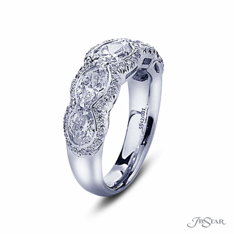 JB Star Platinum Anniversary Wedding Band - 5542-002