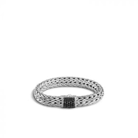 JOHN HARDY SILVER CLASSIC CHAIN WOMEN'S GEMSTONE WOVEN BRACELET