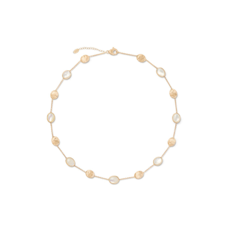 Marco Bicego Siviglia Collection 18K Yellow Gold and Mother of Pearl Short Necklace