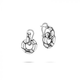 JOHN HARDY SILVER KALI WOMEN'S DOOR KNOCKER EARRINGS