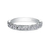 Kirk Kara CHARLOTTE Diamond Wedding Bands 18k Gold White 19DR 0.33 DIAMOND CHANNEL WEDDING BAND