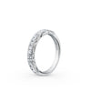 Kirk Kara CHARLOTTE Diamond Wedding Bands 18k Gold White 19DR 0.33 DIAMOND CHANNEL WEDDING BAND