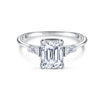 Kirk Kara STELLA 3 Stone Engagement Rings 18k Gold White 2DTB 0.12CT 3-STONE RING