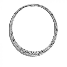 JOHN HARDY SILVER CLASSIC CHAIN WOMEN'S WOVEN NECKLACE