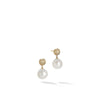 Marco Bicego Africa Collection 18K Yellow Gold and Pearl Drop Earrings