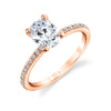 Oval Cut Classic Engagement Ring - Adorlee 18k Gold Rose