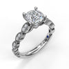 Fana Vintage Marquise Accent Engagement Ring