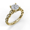 Fana Vintage Marquise Accent Engagement Ring
