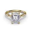 Fana Modern Vintage Diamond Engagement Ring