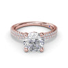 Fana Pave Diamond Engagement Ring