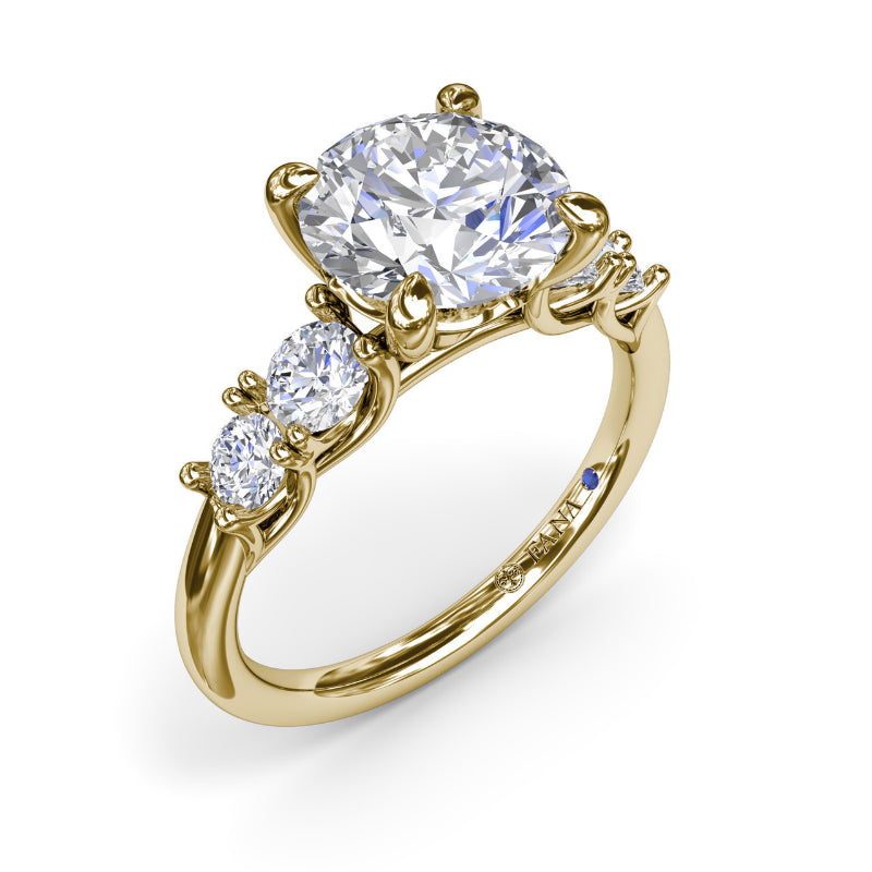 Fana Double Side Stone Engagement Ring