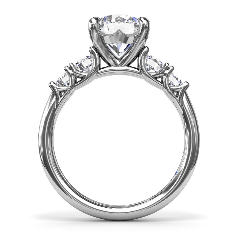 Fana Double Side Stone Engagement Ring