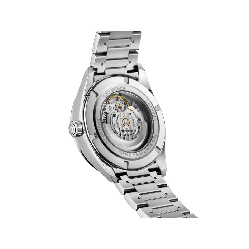 TAG Heuer Carrera Calibre 5 Automatic Mens Blue Steel Watch