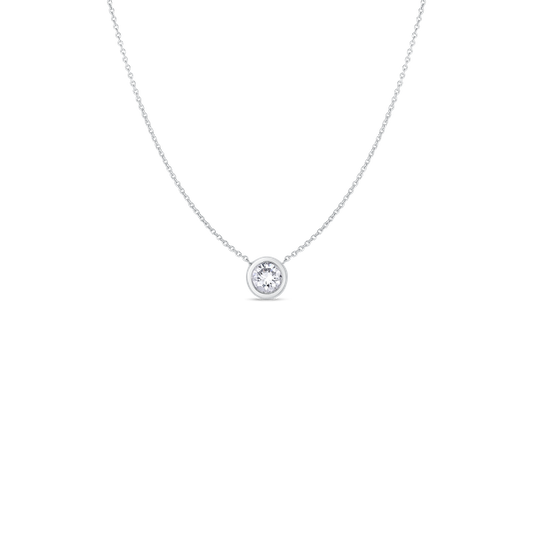 Diamonds By The Inch Single Bezel Necklace