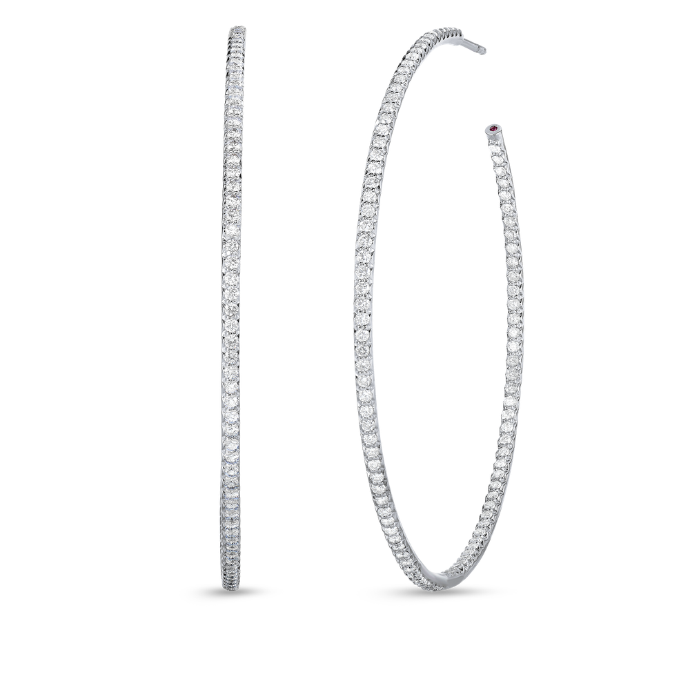 Xxlarge Inside Outside Open The Perfect Diamond Hoop® Earrings