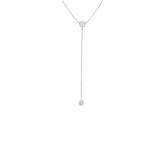 Diamonds By The Inch Dangle Bezel Necklace