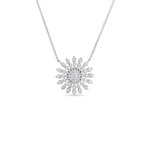 Tiny Treasures Diamond Sunburst Necklace
