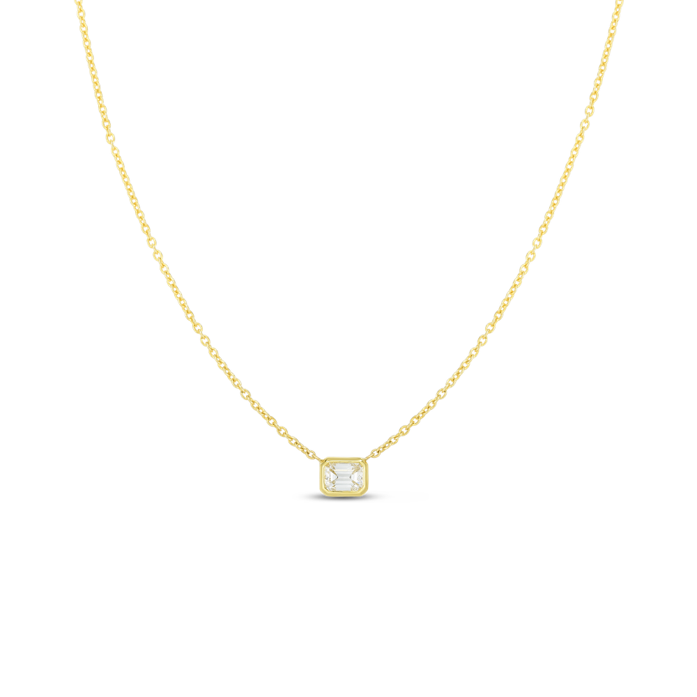 Diamonds By The Inch Emerald Cut Necklace