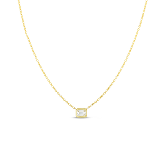 Diamonds By The Inch Emerald Cut Necklace