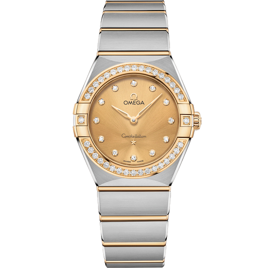 CONSTELLATION 28 MM, STEEL - YELLOW GOLD ON STEEL - YELLOW GOLD