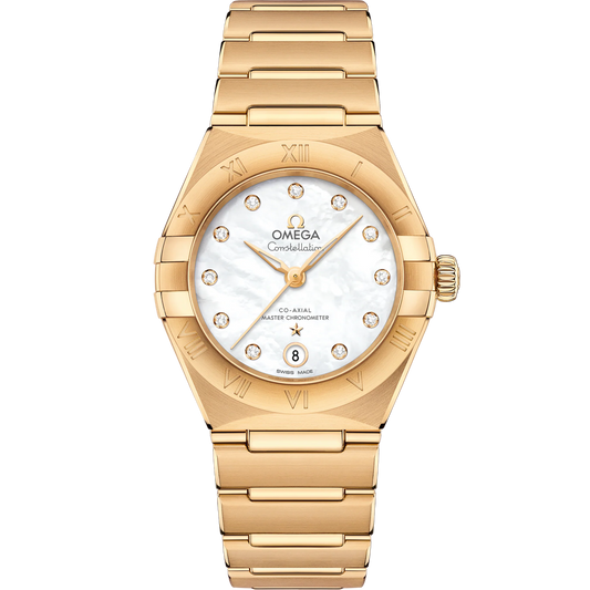CONSTELLATION 29 MM, YELLOW GOLD ON YELLOW GOLD