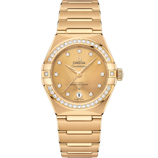 CONSTELLATION 29 MM, YELLOW GOLD ON YELLOW GOLD