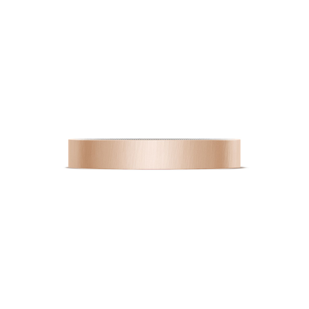 Classic Two-Tone Flat Wedding Band in Satin Finish