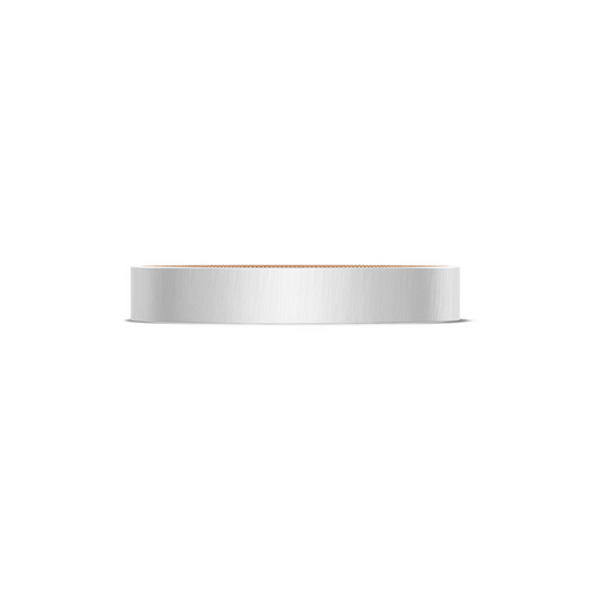 Classic Two-Tone Flat Wedding Band in Satin Finish