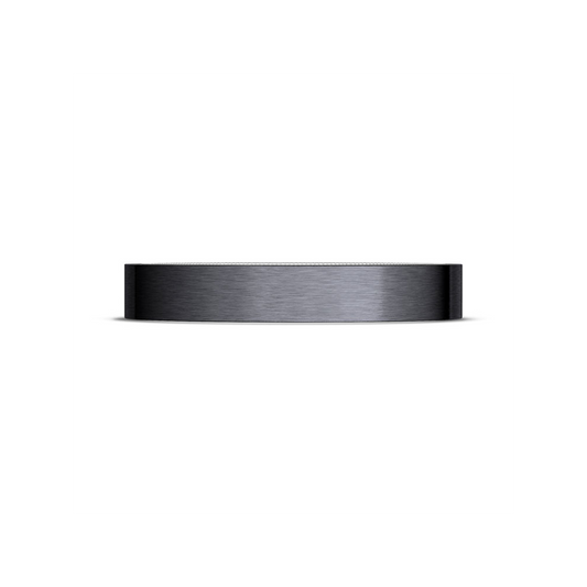 Titanium Two-Tone Flat Wedding Band - 4mm