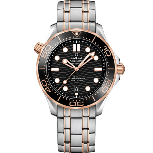 SEAMASTER DIVER 300M 42 MM, STEEL - SEDNA™ GOLD ON STEEL - SEDNA™ GOLD