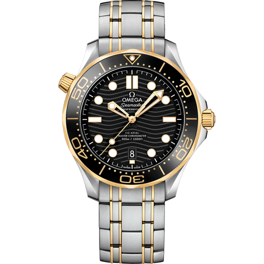 SEAMASTER DIVER 300M 42 MM, STEEL - YELLOW GOLD ON STEEL - YELLOW GOLD