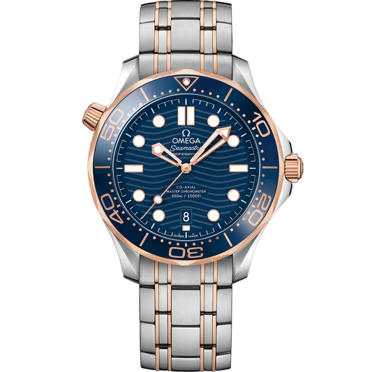 SEAMASTER DIVER 300M 42 MM, STEEL - SEDNA™ GOLD ON STEEL - SEDNA™ GOLD