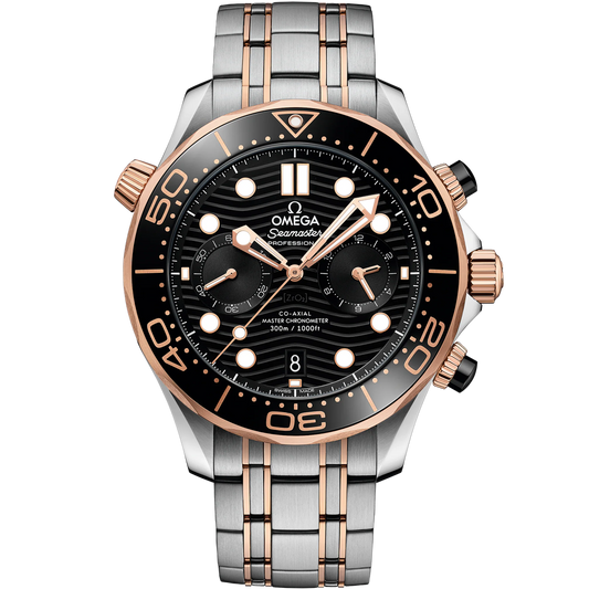 SEAMASTER DIVER 300M 44 MM, STEEL - SEDNA™ GOLD ON STEEL - SEDNA™ GOLD