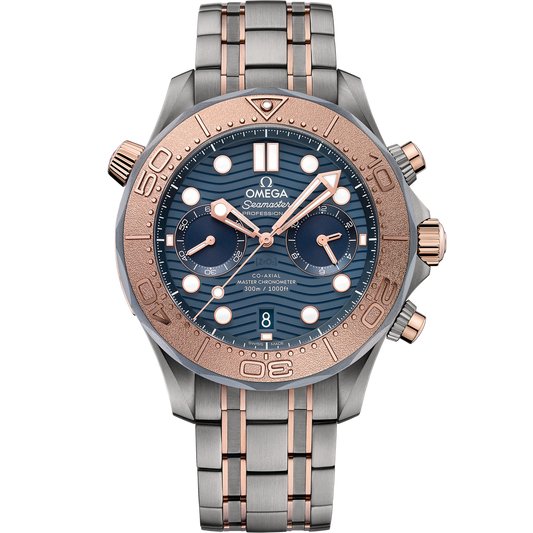 SEAMASTER DIVER 300M 44 MM, TITANIUM - TANTALUM - SEDNA™ GOLD ON TITANIUM - TANTALUM - SEDNA™ GOLD