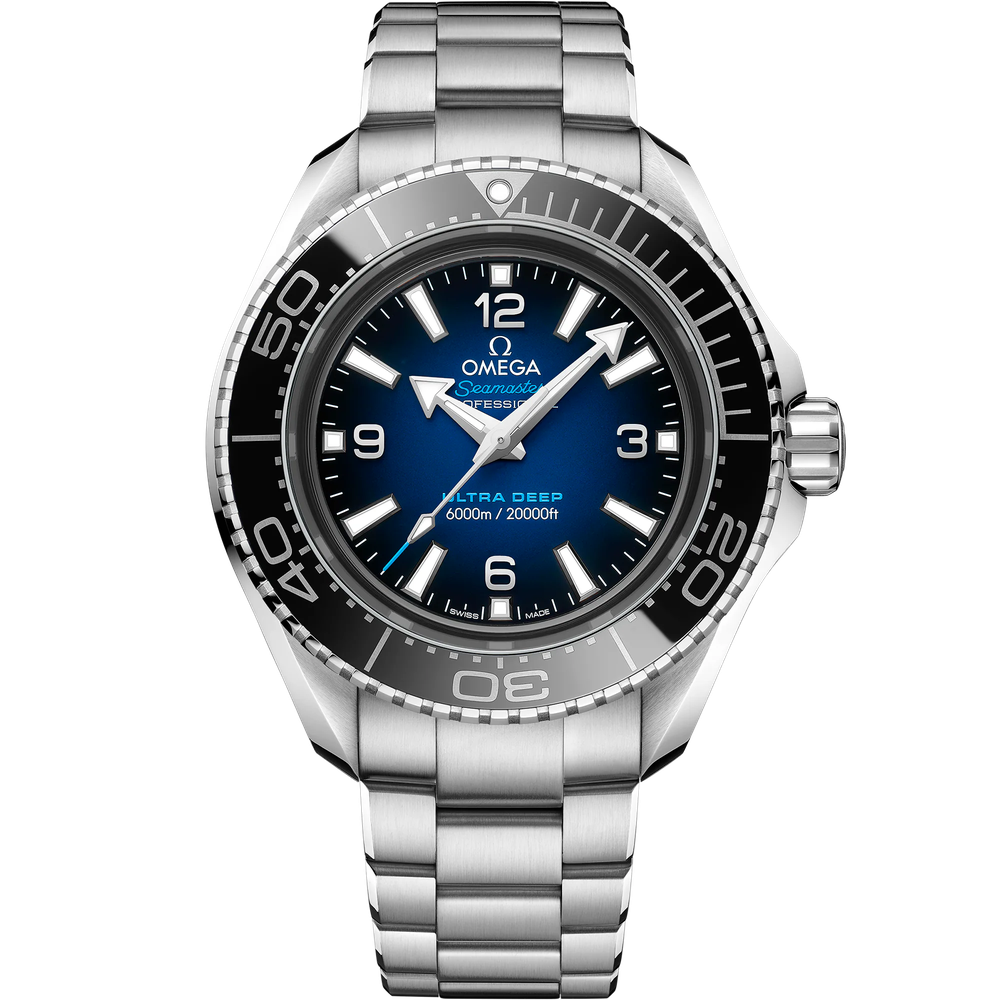 SEAMASTER PLANET OCEAN 6000M 45.5 MM, O-MEGASTEEL ON O-MEGASTEEL