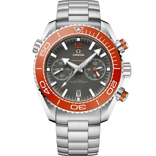 SEAMASTER PLANET OCEAN 600M 45.5 MM, STEEL ON STEEL