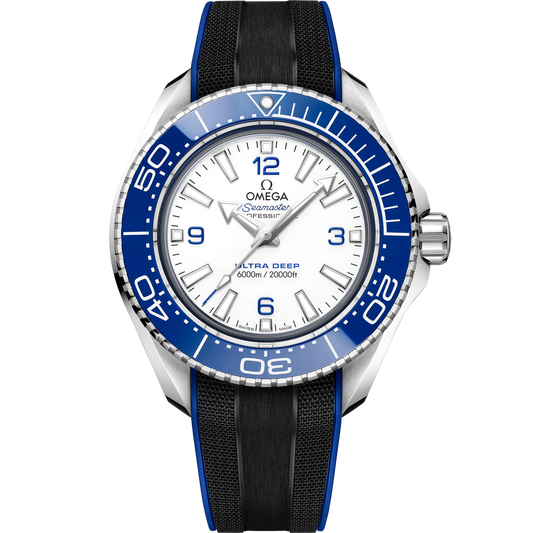 SEAMASTER PLANET OCEAN 6000M 45.5 MM, O-MEGASTEEL ON RUBBER STRAP