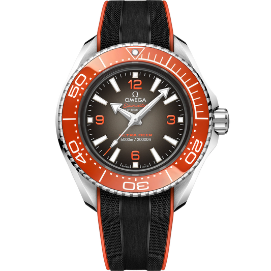 SEAMASTER PLANET OCEAN 6000M 45.5 MM, O-MEGASTEEL ON RUBBER STRAP