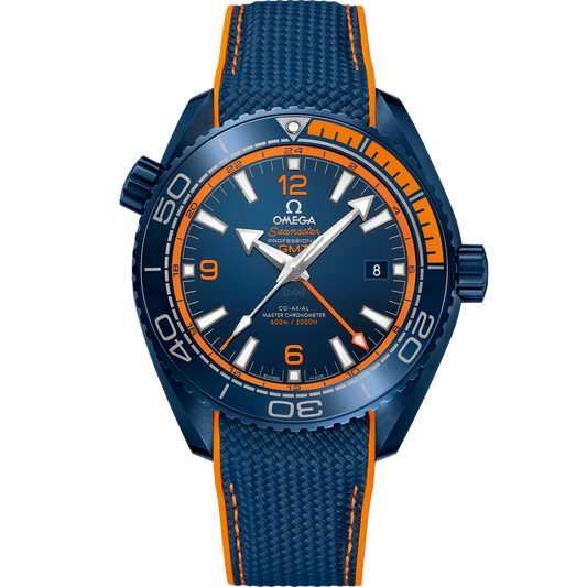 SEAMASTER PLANET OCEAN 600M 45.5 MM, BLUE CERAMIC ON RUBBER STRAP