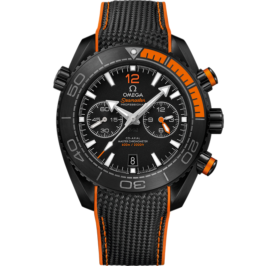 SEAMASTER PLANET OCEAN 600M 45.5 MM, BLACK CERAMIC ON RUBBER STRAP