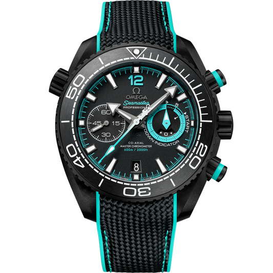 SEAMASTER PLANET OCEAN 600M 45.5 MM, BLACK CERAMIC ON RUBBER STRAP